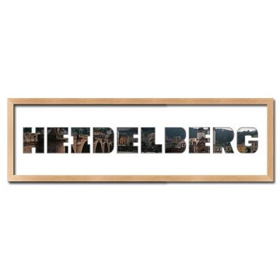 Regiorahmen &quot;Heidelberg&quot; mit Passepartout Natur