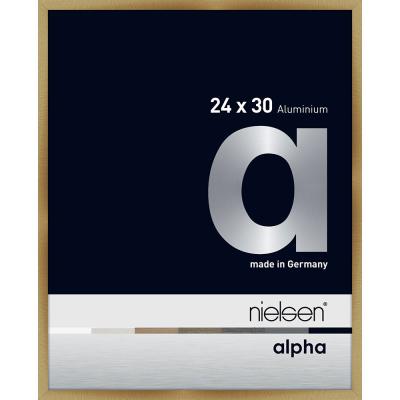 Alurahmen Alpha Brushed Amber 24x30 cm