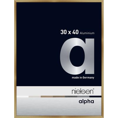 Alurahmen Alpha Brushed Amber 30x40 cm