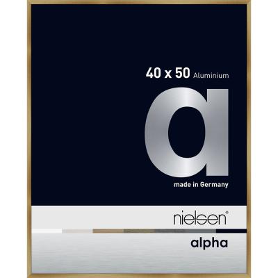 Alurahmen Alpha Brushed Amber 40x50 cm