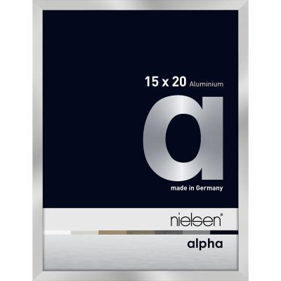 Alurahmen Alpha Silber 15x20 cm