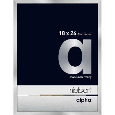 Alurahmen Alpha Silber 18x24 cm