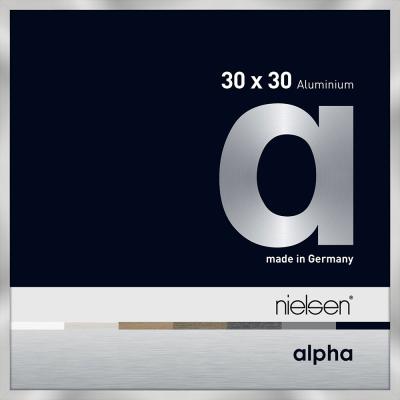 Alurahmen Alpha Silber 30x30 cm