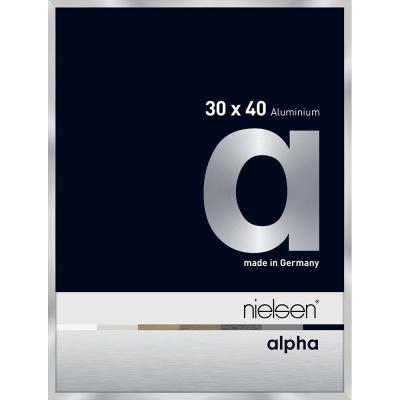 Alurahmen Alpha Silber 30x40 cm