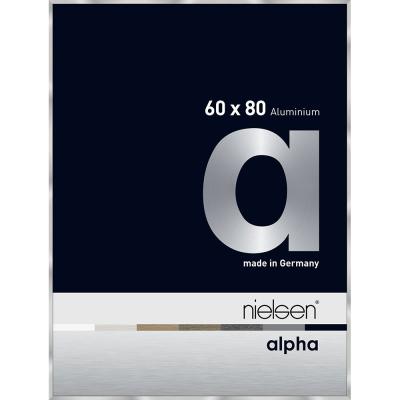 Alurahmen Alpha Silber 60x80 cm