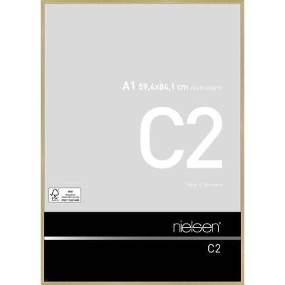 Alurahmen C2 Struktur Gold matt 59,4x84,1 cm (A1)