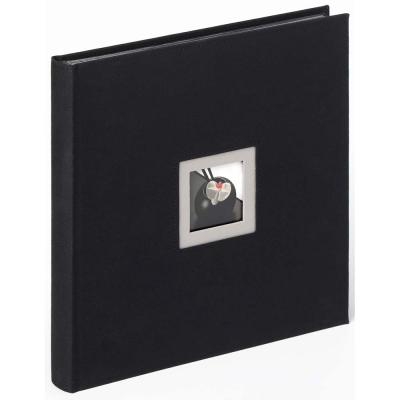 Buchalbum Black &amp; White zum Einkleben, 30x30 cm schwarz