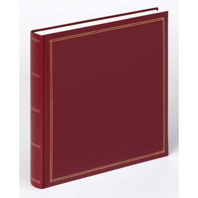 Buchalbum Monza zum zum Einkleben, 33x34 cm rot