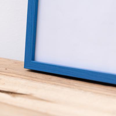 Thumbnail von Alu-Bilderrahmen Barth NXT, Serie 1131 Azurblau - Furnier Holzoptik Bild 10