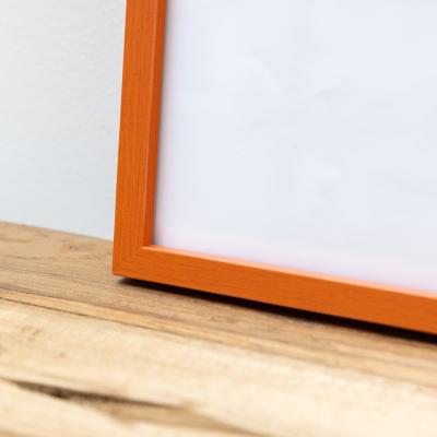 Thumbnail von Alu-Bilderrahmen Barth NXT, Serie 1131 - Ma&szlig;anfertigung Orange - Furnier Holzoptik Bild 10