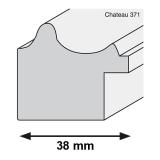 Thumbnail von Holz-Bilderrahmen CHATEAU 371 Sonderzuschnitt Profil