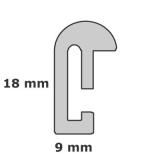 Thumbnail von Signatur-Bilderrahmen aus Kunststoff - 30x40 cm Profil