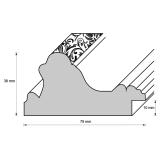 Thumbnail von Barockrahmen-Zuschnitt Tower Hill Profil