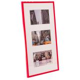 Thumbnail von 3er Kunststoff-Galerierahmen Puro rot Bild 2