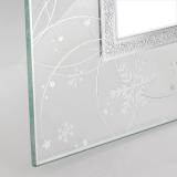 Thumbnail von Glas-Bilderrahmen Winter mit glänzendem Relief-Druck Silber Bild 2