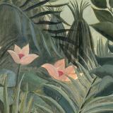 Thumbnail von Poster mit Rahmen - Henri Rousseau - The Equatorial Jungle Bild 3