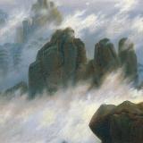 Thumbnail von Poster mit Rahmen - Caspar David Friedrich - Wanderer above the Sea of Fog Bild 3