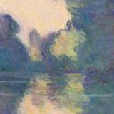 Thumbnail von Poster mit Rahmen - Claude Monet - Morning on the Seine near Giverny Bild 3