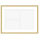 Thumbnail von Aluminium Galerie-Bilderrahmen Amelia 30x40 cm (3 Bilder) gold Bild 4
