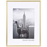Thumbnail von Alurahmen Manhattan mit Passepartout gold Bild 4