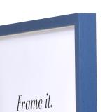 Thumbnail von Holzrahmen Burgund mit Abstandsleiste blau Bild 4