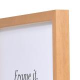 Thumbnail von Holzrahmen Figari mit Abstandsleiste als Maßanfertigung braun Bild 4