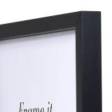 Thumbnail von Holzrahmen Figari mit Abstandsleiste als Maßanfertigung schwarz Bild 4