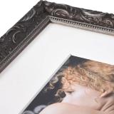 Thumbnail von Holz-Bilderrahmen Chic Baroque mit Passepartout Grau Bild 5
