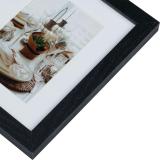 Thumbnail von Holz-Galerierahmen Modern für 3 Bilder 10x15 cm Hochformat Schwarz Bild 5
