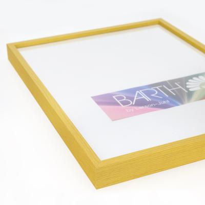 Thumbnail von Alu-Bilderrahmen Barth NXT, Serie 1131 Gelb - Furnier Holzoptik Bild 5