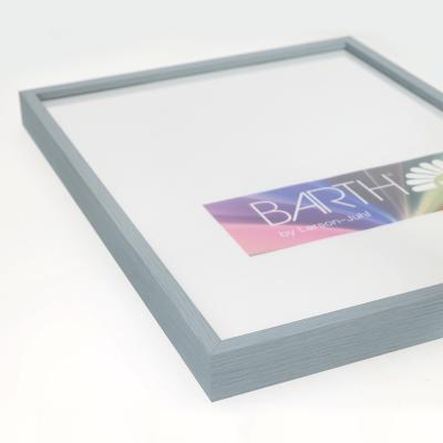 Thumbnail von Alu-Bilderrahmen Barth NXT, Serie 1131 Nebelblau - Furnier Holzoptik Bild 5
