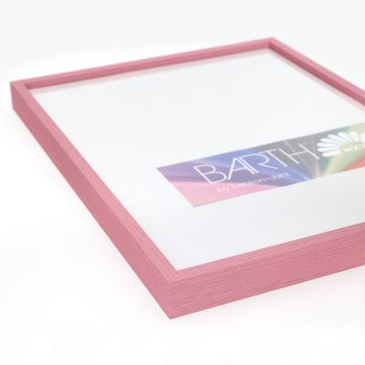 Thumbnail von Alu-Bilderrahmen Barth NXT, Serie 1131 Pink - Furnier Holzoptik Bild 5