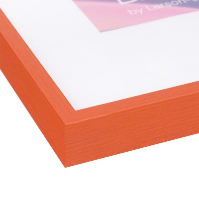 Thumbnail von Alu-Bilderrahmen Barth NXT, Serie 1131 - Ma&szlig;anfertigung Orange - Furnier Holzoptik Bild 6