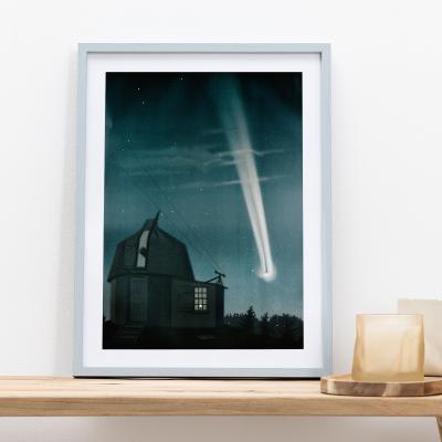 Thumbnail von Alu-Bilderrahmen Barth NXT, Serie 1131 Nebelblau - Furnier Holzoptik Bild 8