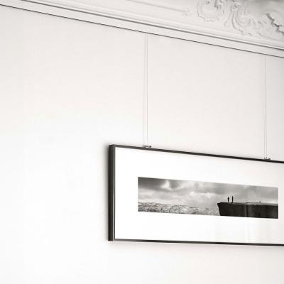 Galerieschiene Weiß, 8 Meter (4x2 M) – Flexibles Bildersystem Ohne Wandlöcher, Bis 20 Kg/m Belastbar