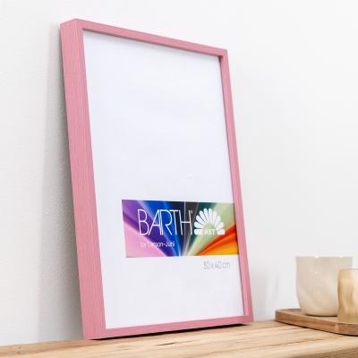 Thumbnail von Alu-Bilderrahmen Barth NXT, Serie 1131 Pink - Furnier Holzoptik Bild 9