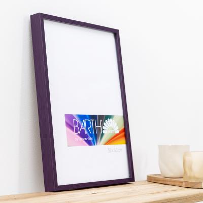 Thumbnail von Alu-Bilderrahmen Barth NXT, Serie 1131 Violett - Furnier Holzoptik Bild 9