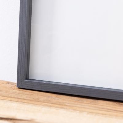 Thumbnail von Alu-Bilderrahmen Barth NXT mit Distanzleiste, Serie 1131 Dunkelgrau - Furnier Holzoptik Bild 9