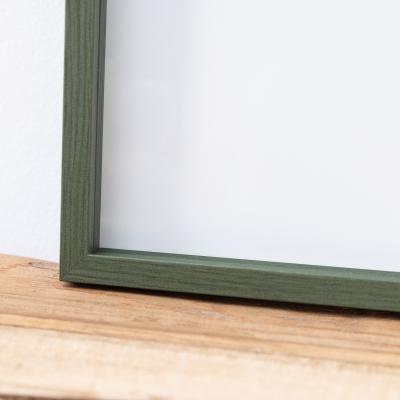 Thumbnail von Alu-Bilderrahmen Barth NXT mit Distanzleiste, Serie 1131 Olivgr&uuml;n - Furnier Holzoptik Bild 9