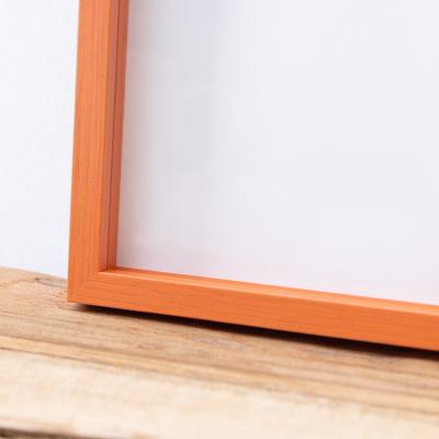 Thumbnail von Alu-Bilderrahmen Barth NXT mit Distanzleiste, Serie 1131 Orange - Furnier Holzoptik Bild 9