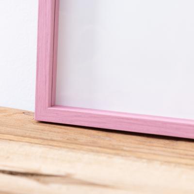 Thumbnail von Alu-Bilderrahmen Barth NXT mit Distanzleiste, Serie 1131 Pink - Furnier Holzoptik Bild 9