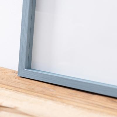 Thumbnail von Alu-Bilderrahmen Barth NXT mit Distanzleiste, Serie 1131 Schieferblau - Furnier Holzoptik Bild 9