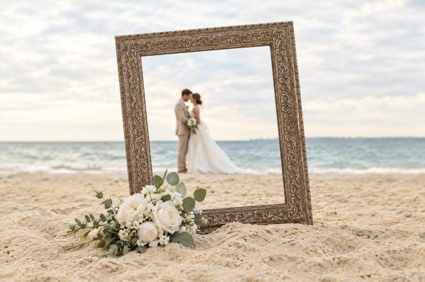 Bilderrahmen für die Hochzeit