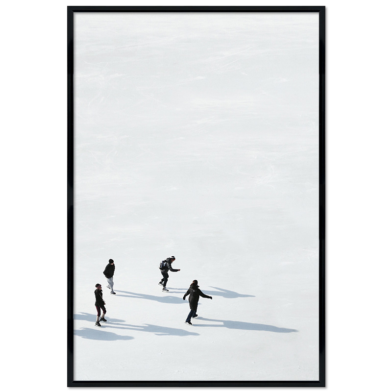 Poster mit Rahmen - On The Ice