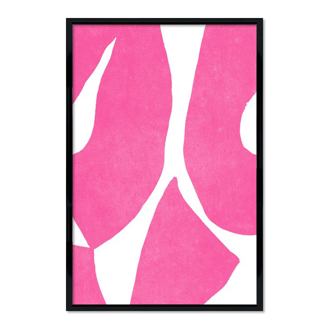 Poster mit Rahmen - The Pink Divide