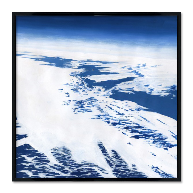 Poster mit Rahmen - Icy View