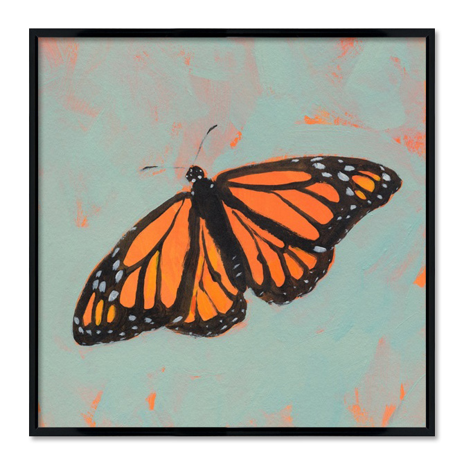 Poster mit Rahmen - Monarch Butterfly