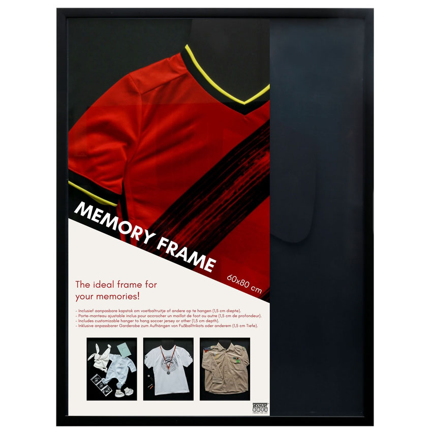 Memory Frame - Bilderrahmen für Trikots und Erinnerungsstücke