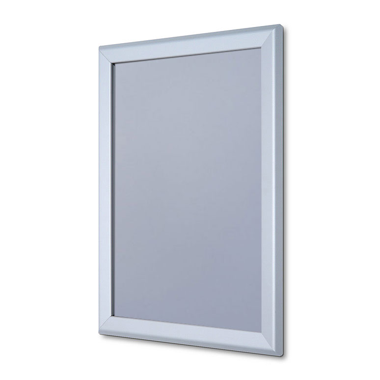 Klapprahmen A3 Silber Matt - 29,7x42 Cm Mit 25 Mm Profil - Antireflex Glas & Stabile Rückwand