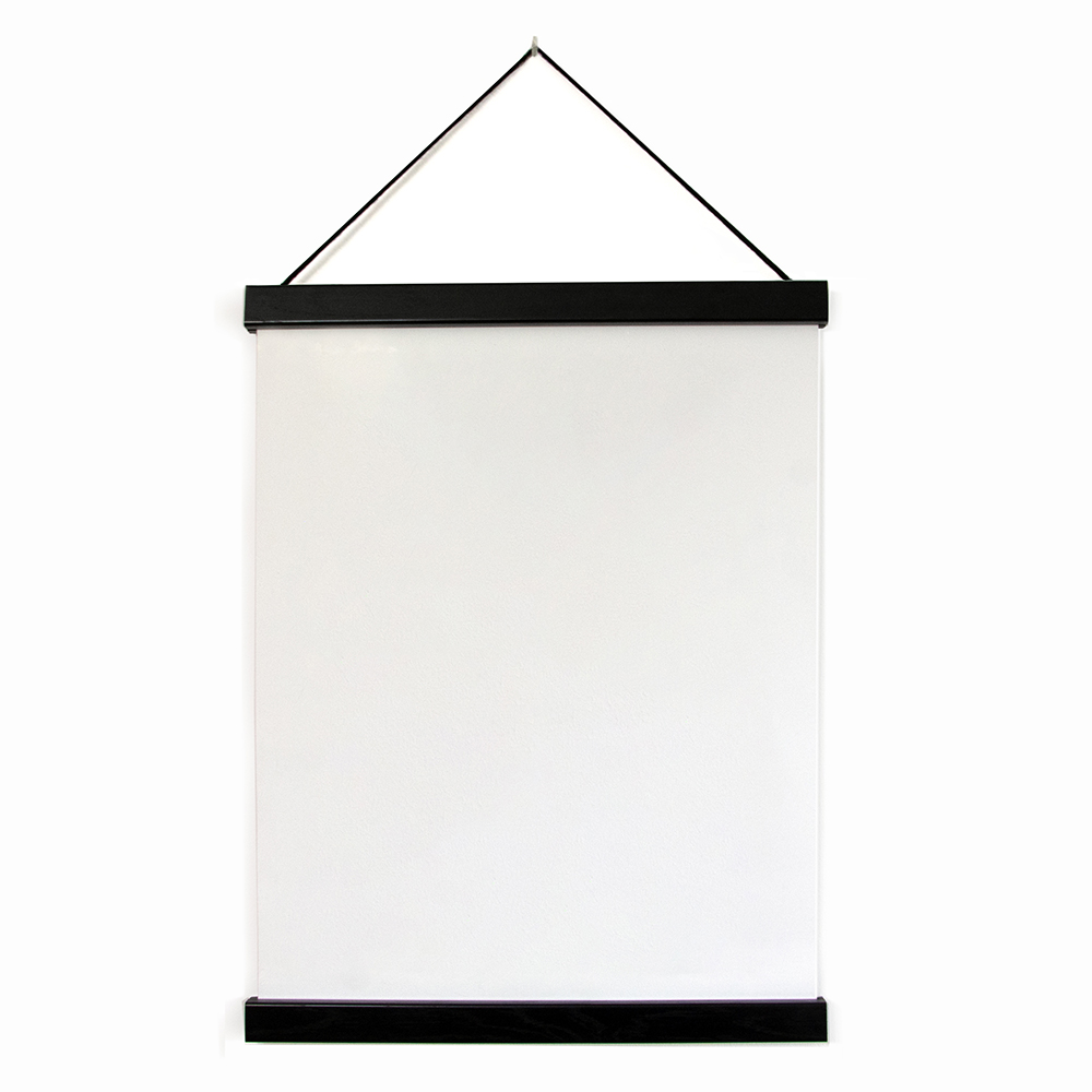 Kolorrami Poster-Klemmleiste aus Kunststoff 62 cm breit - Schwarz